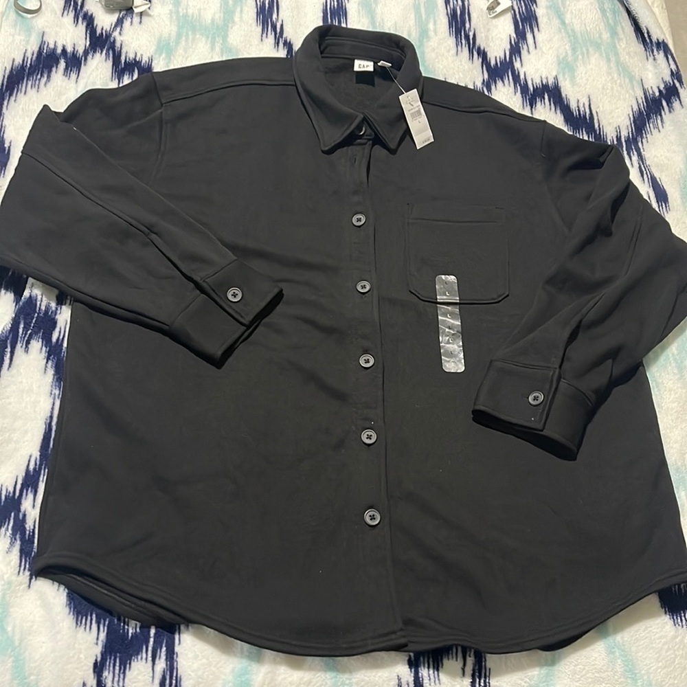 GAP jackets & coats gap shirt size L - Picture 6 of 6